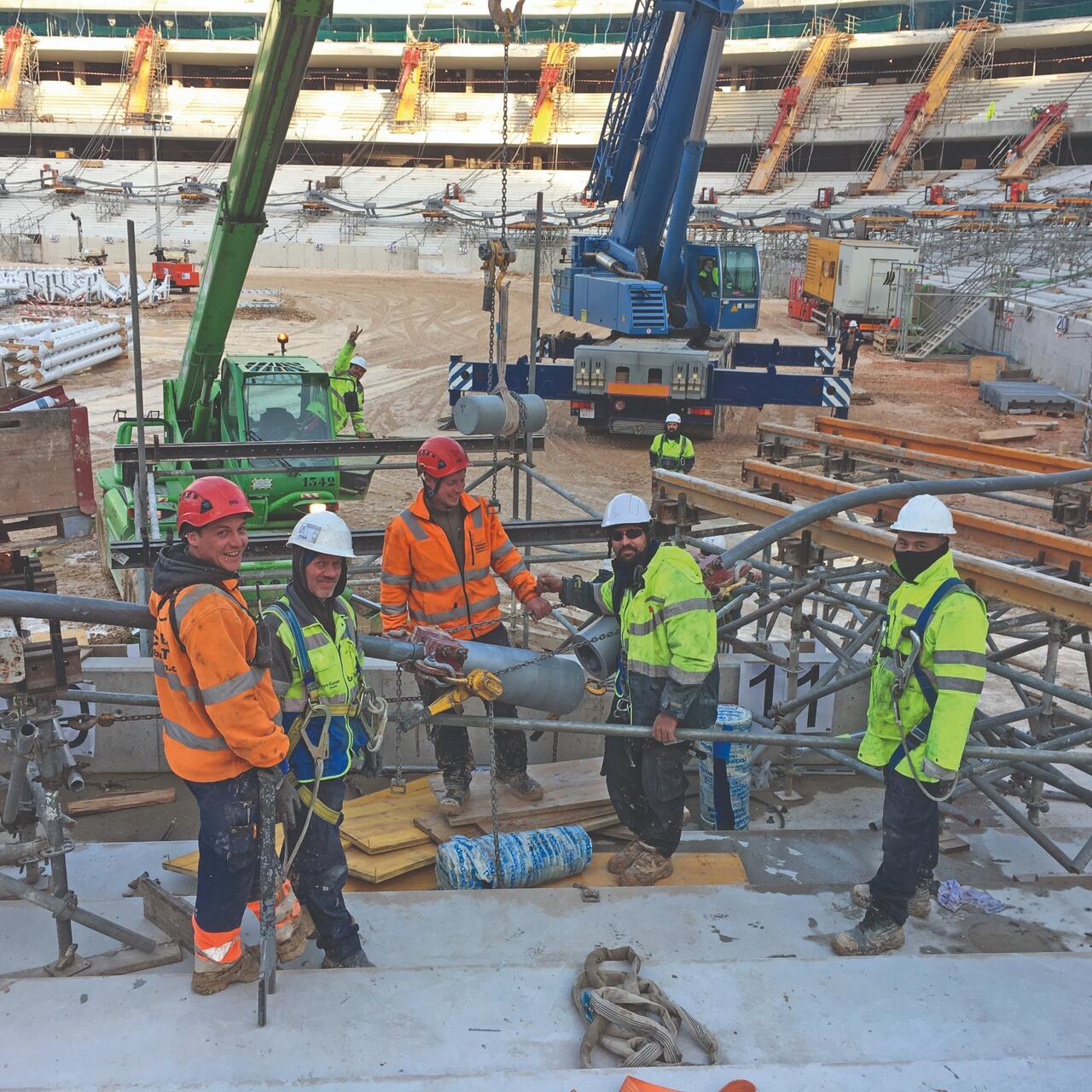 Das Inauen-Schätti-Team im Einsatz.