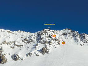 Lawinenwächter am Valluga-Berg 