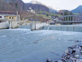 Stahlwasserbau für Kraftwerke Seidendruckerei und Doppelpower
