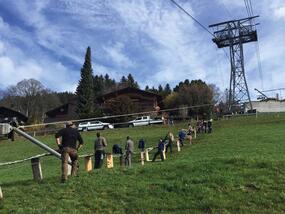 Seilarbeiten Beatenberg  –  über Brücken musst du gehn!