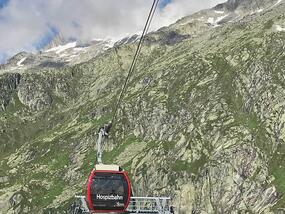 Neue Pendelbahn zum Grimsel Hospiz