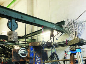 Neues Spannseil für die  nostalgische Predigtstuhlbahn