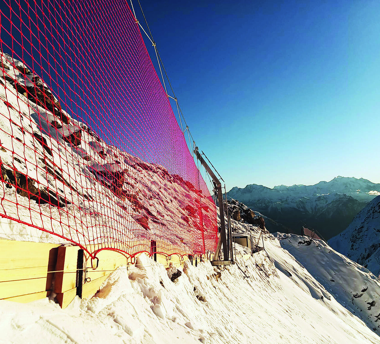 Bewegliches Fangnetz