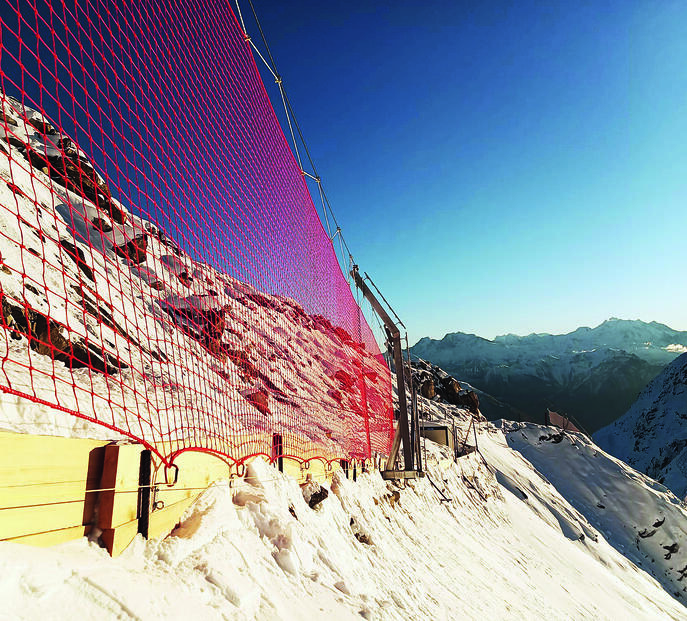 Bewegliches Fangnetz