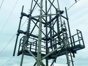 Antennen-Plattform auf 35 m