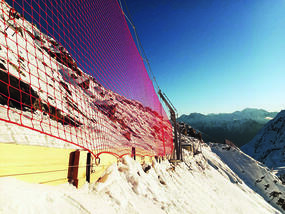 Bewegliches  Fangnetz 