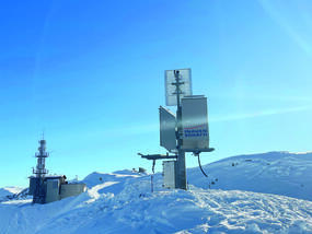 Weihnachtsgeschenk auf dem Schlitten in Stuben