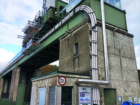 Kabelverlegung über den Rhein