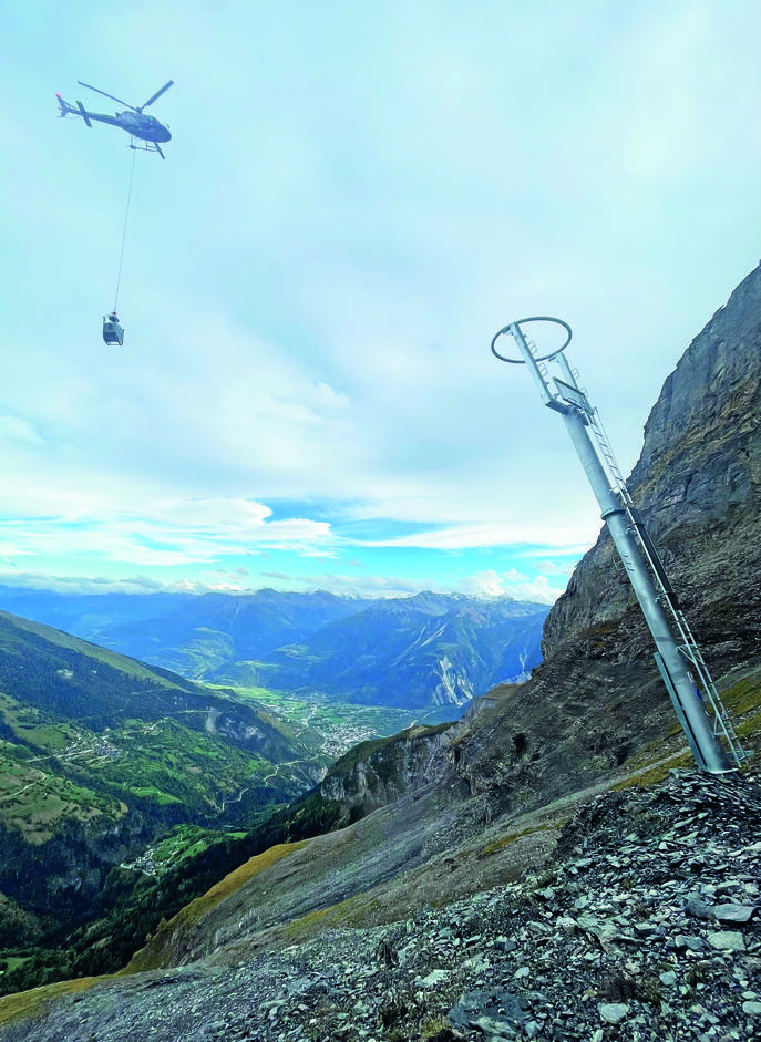 LM32 im steilen Gelände.