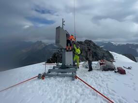 Lawinenwächter auf Kaunertaler Gletscher