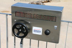 Das Display für Kinderzoo-Besucher.