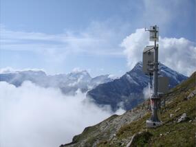 Système de déclenchement d’avalanche de Gumen à Braunwald