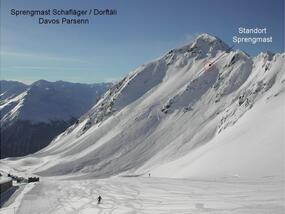 Système de déclenchement d’avalanche de Weissfluhjoch à Davos