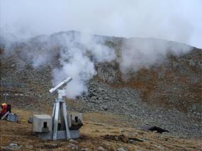 Système de déclenchement d’avalanche du Rinerhorn à Davos