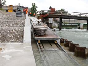 Installation de passage de bateaux de Rüchlig