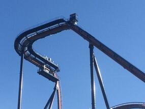 Téléphérique pour montagnes russes dans l’Ohio aux États-Unis