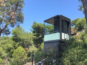 Prestige-Schrägaufzug für Luxushotel Cap Ferrat