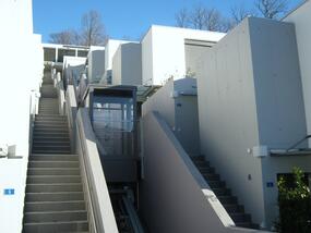 Ascenseur incliné de la « Residenza al Ronco » à Cadempino