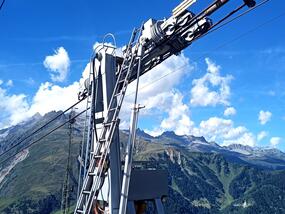 Umbau der Kraftwerk-Windenbahn Sedrun-Tgom