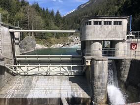 Rénovation du captage dans la rivière Meienreuss pour la production d’électricité des Chemins de Fer Fédéraux (CFF)