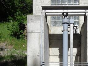 Construction hydraulique de la centrale de Dala à Leukerbad