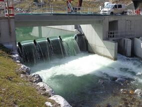 Construction hydraulique en acier de la centrale électrique de Laubeggfall