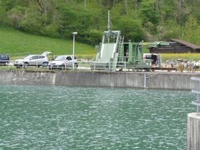 Construction hydraulique en acier de la centrale hydraulique de Tavanasa
