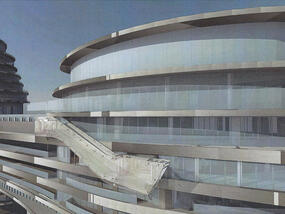 Rutschen in Dubai auf 215 m Höhe